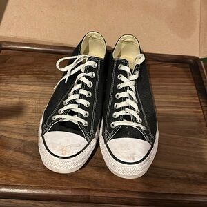 Iconic black Chuck Taylors